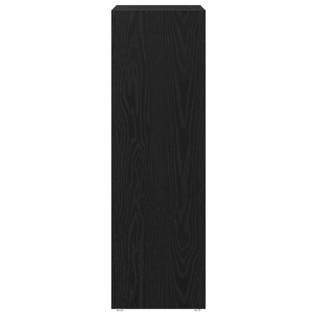 Mobile da Bagno Rovere Nero 30 x 30 x 95 cm Legno multistrato 862504