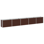 Letto rialzato da giardino Marrone 400 x 40 x 55 cm 8006278