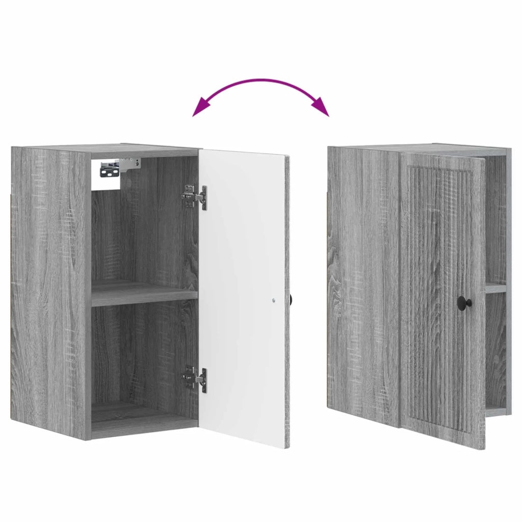 Armadio da bagno a muro EDE Sonoma grigio 30 x 31 x 59 cm 895931