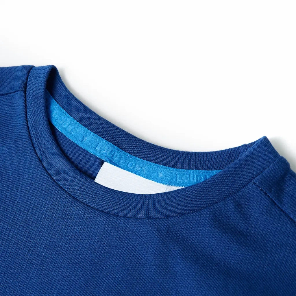 Maglietta per Bambini Blu Scuro 140cod mxl 109303