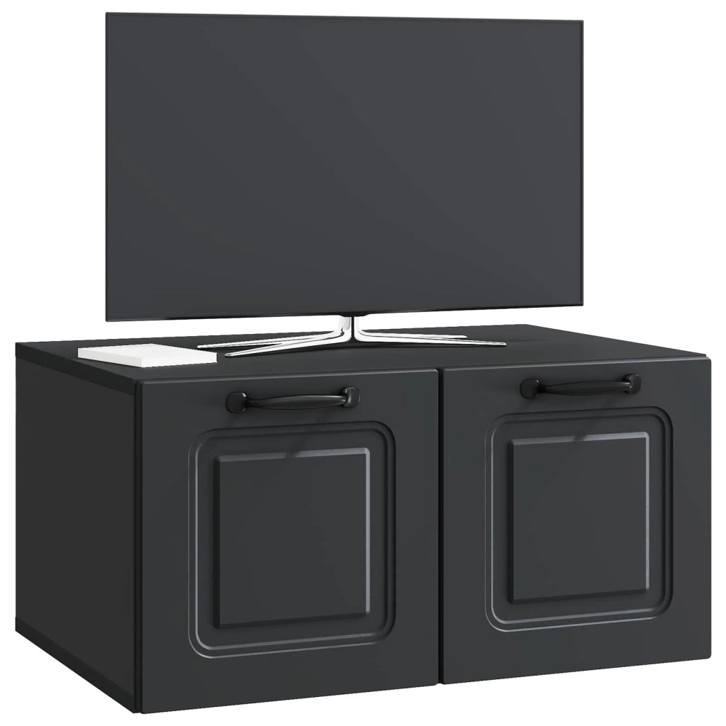 Mobile Porta TV da Muro Nero 59,5 x 41 x 30 cm 899356