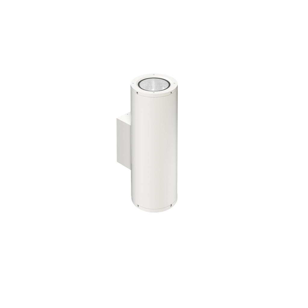 Applique LED da Parete Sunset XL Dual 32cm, 16W Switch CCT 2700K/3200K/4000K, Finitura Bianco Opaco IP65 - Beneito & Faure