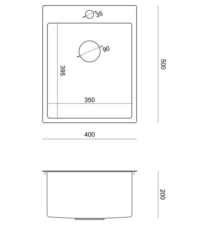 Lavello In Acciaio Russel 90 Copper