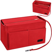 Organizzatore per borsa XL con chiusura a rilascio rapido rossa