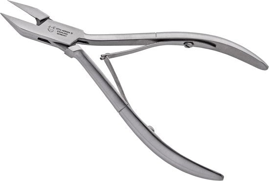 Tang per unghie con punta sottile da 13 cm in acciaio inossidabile per piegatura esatta della unghia e cura mirata per unghie ingrossate
