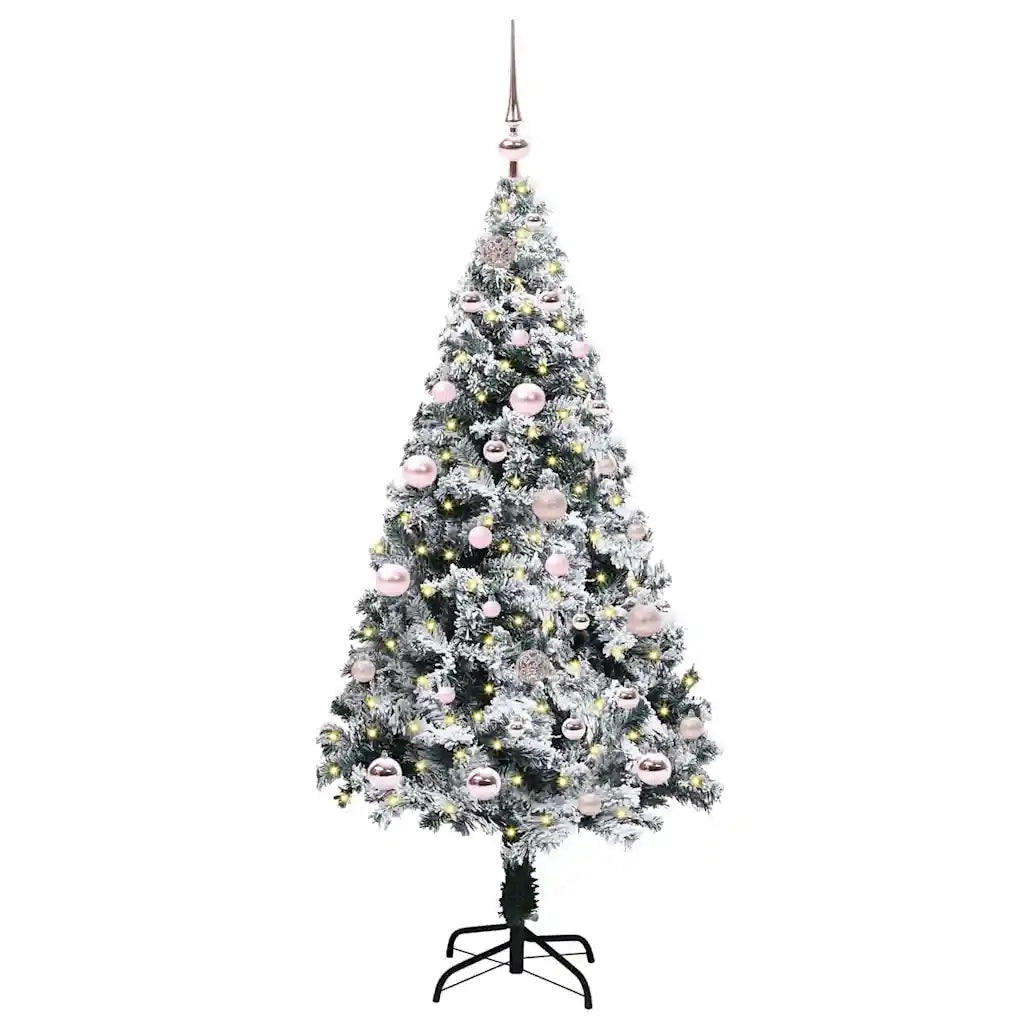 Albero di Natale artificiale con 150 LED Bianco 150 cm 3396951