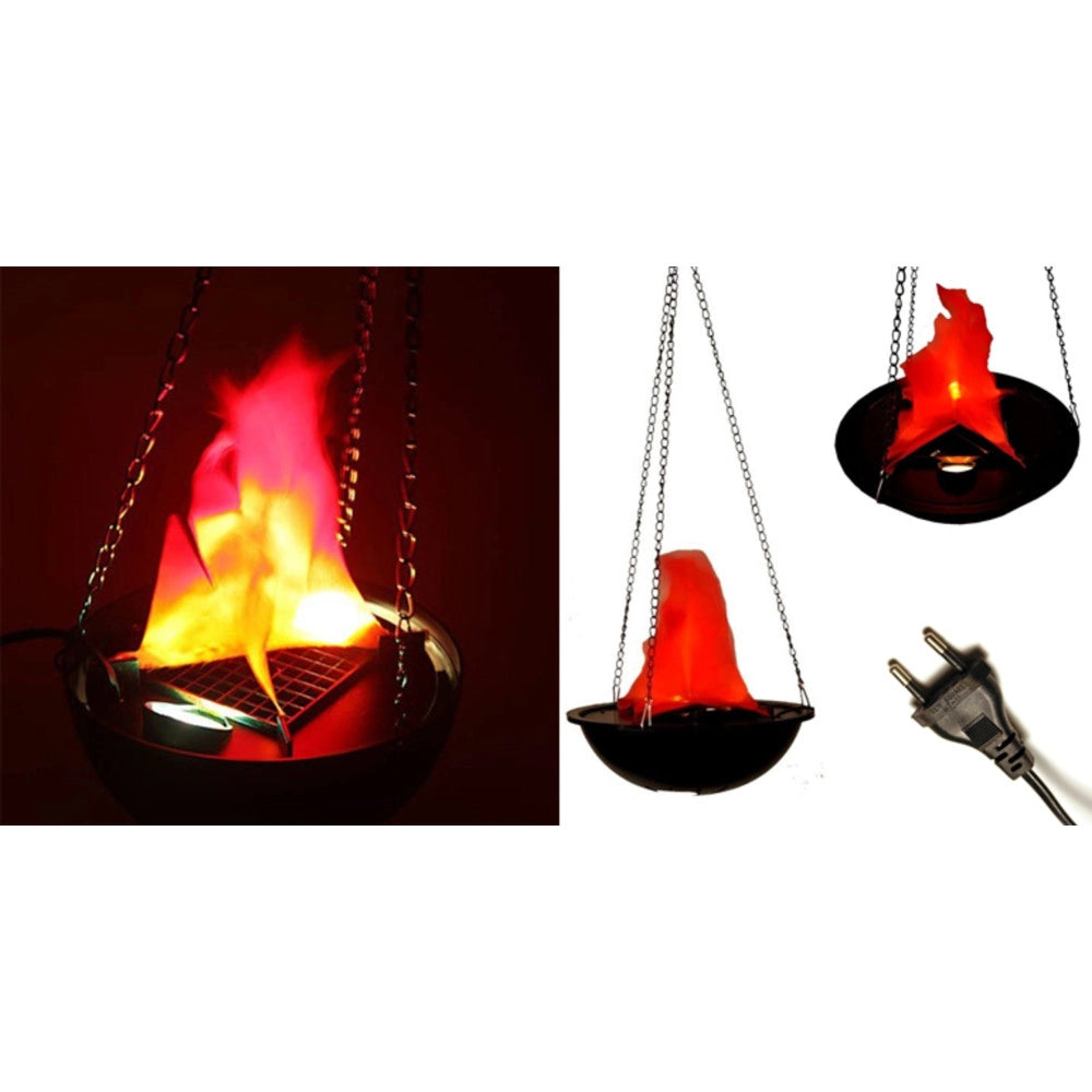 Trade Shop - Lampada Luce Effetto Fuoco Fiamma Finta Schenografia Lampade A Sospensione -