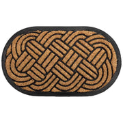 Zerbino in fibra di cocco e gomma marrone 70x40