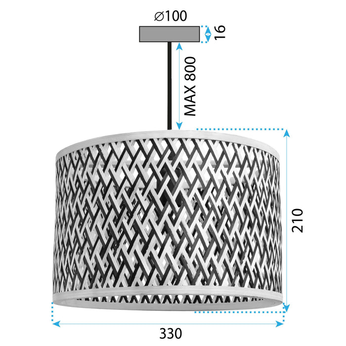 Lampada Boho APP1543-1CP