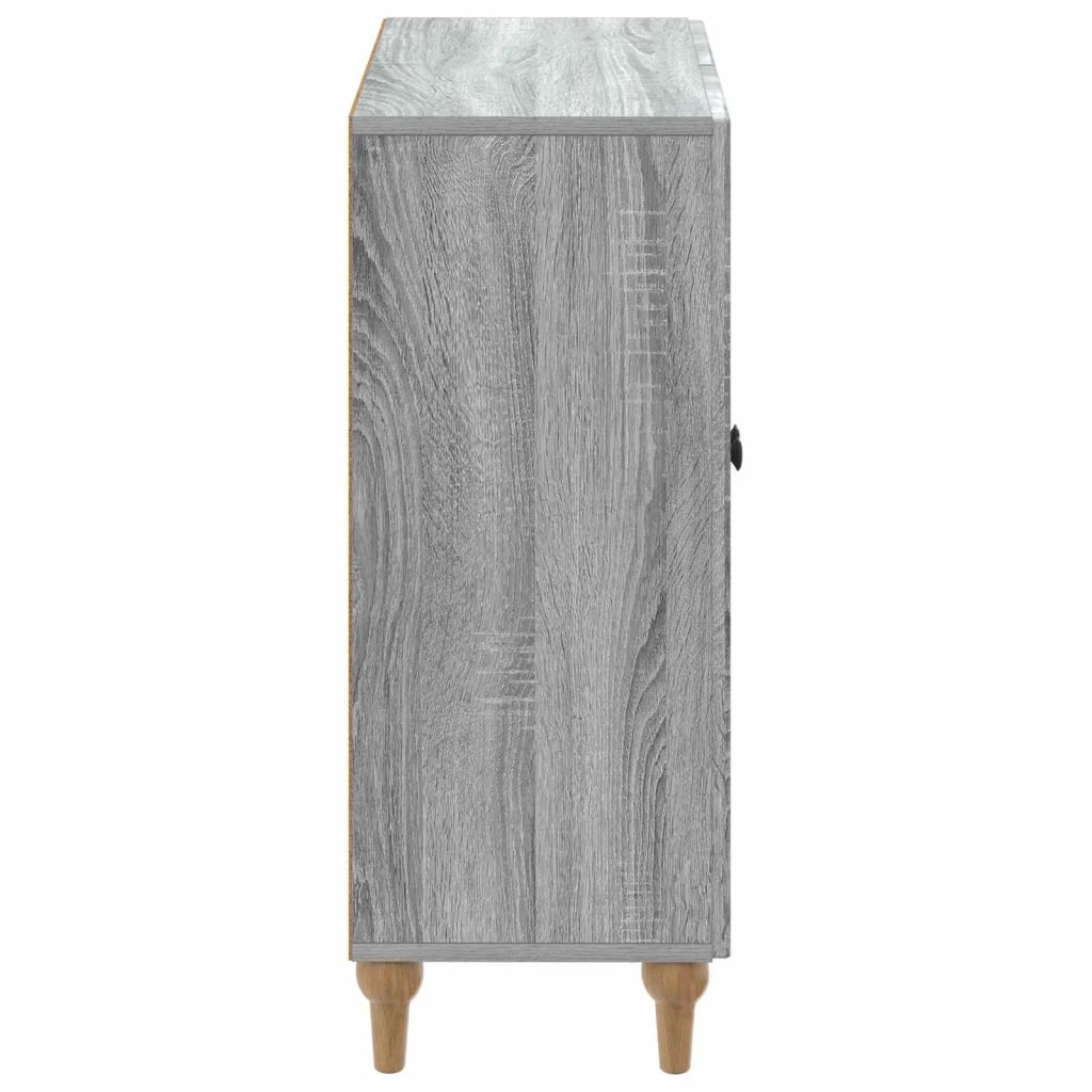 Mobiletto da Bagno ALKMAAR Sonoma grigio 59,5 x 31 x 80 cm 896181