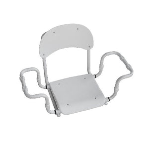 Sedile per vasca con schienale - Bianco