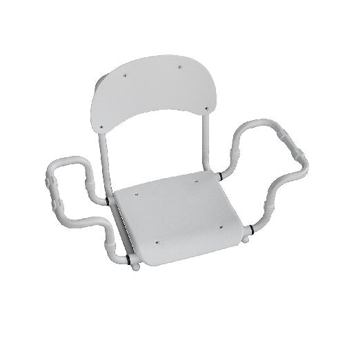Sedile per vasca con schienale - Bianco