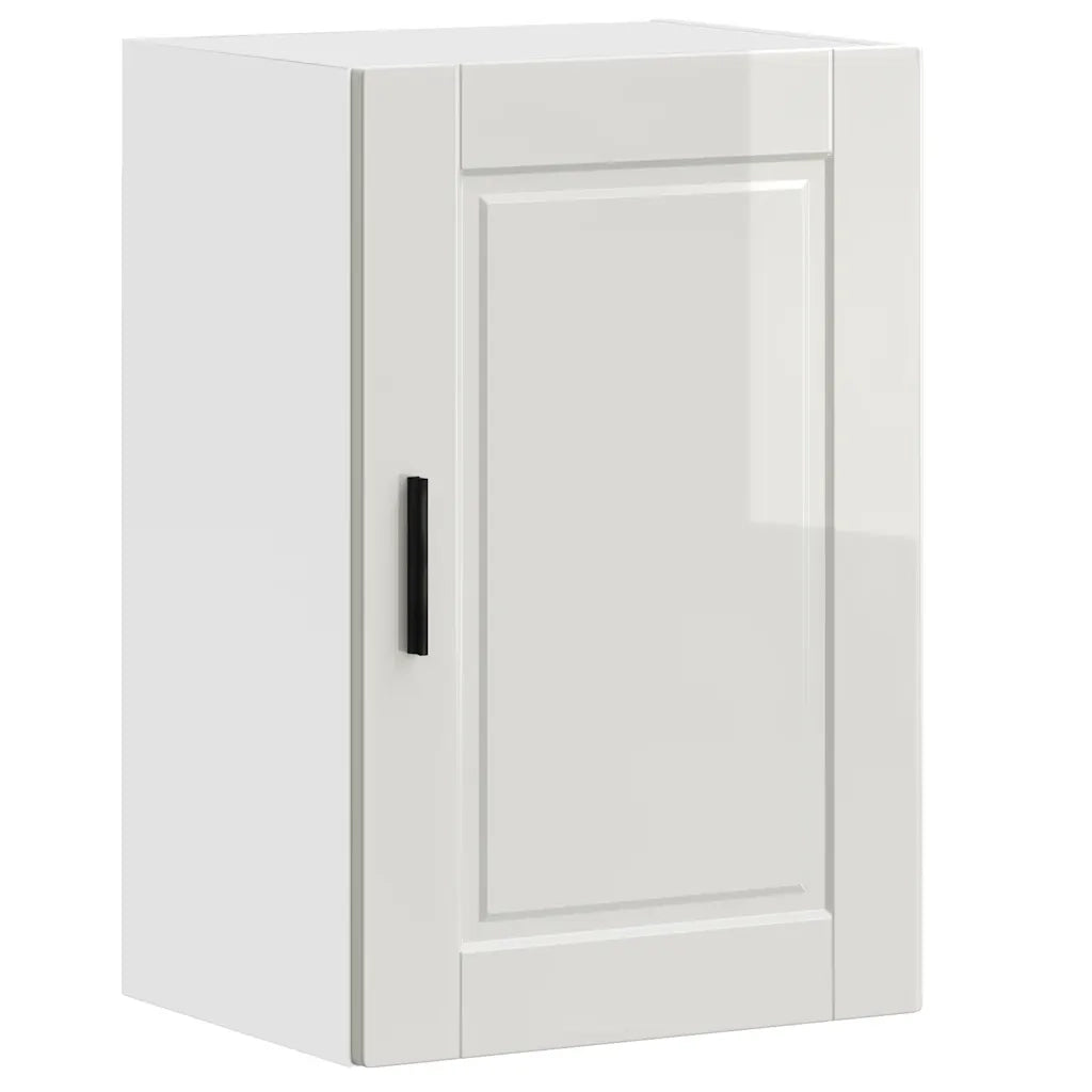 Pensile da Cucina Porto Bianco Lucido in Legno Multistrato 854029