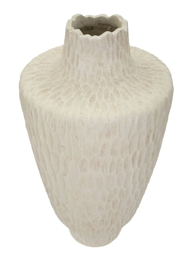 Vaso Shade Ø29,5x57 cm in Mgo Crema