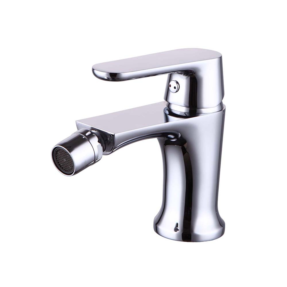 Rubinetto bidet finitura cromata, serie ginevra
