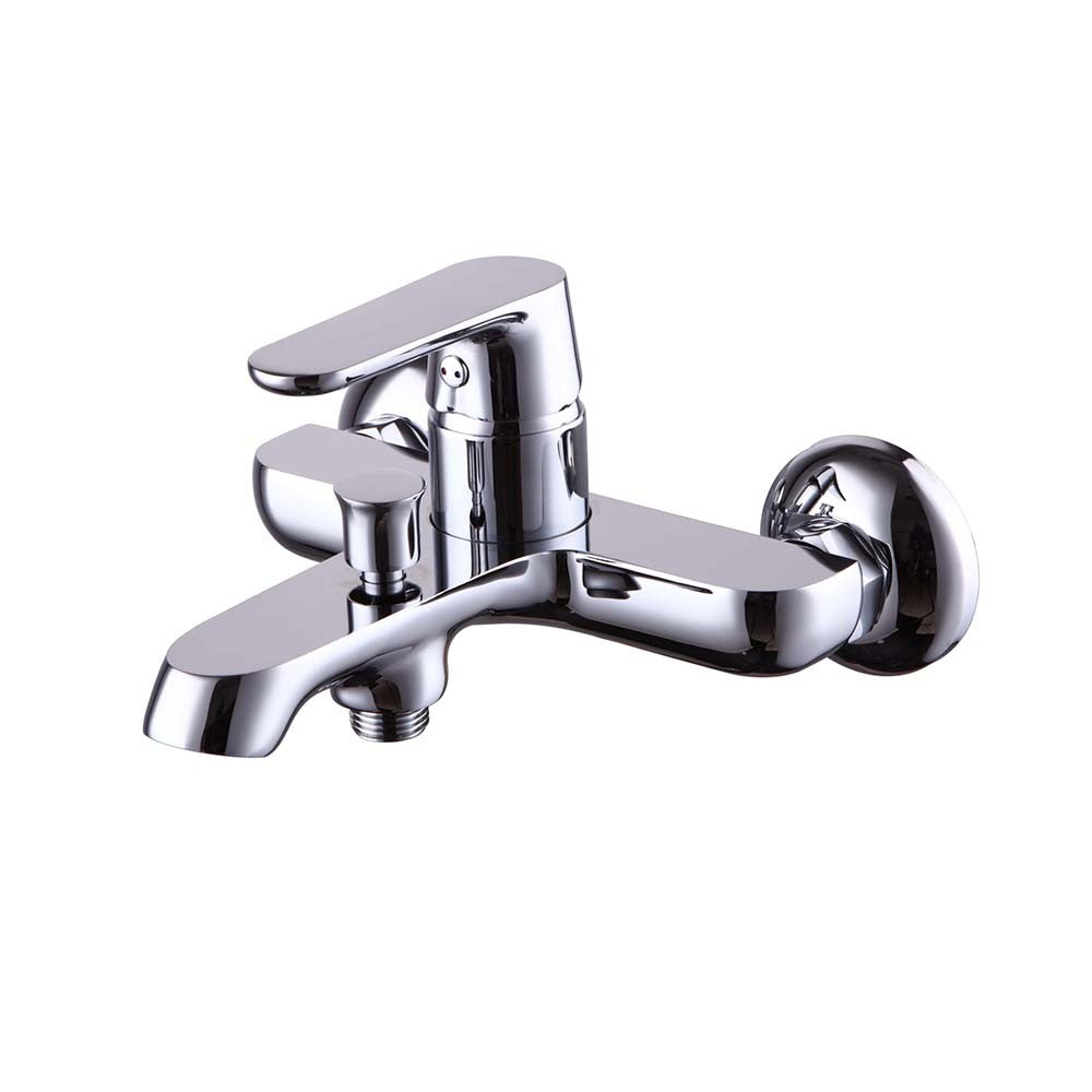 Miscelatore vasca serie ginevra, finitura cromata