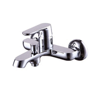 Miscelatore vasca serie ginevra, finitura cromata