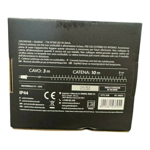 CATENA LUMINOSA DICTROLUX 500 LED MULTICOLOR FULL FLASH INTERNO/ESTERNO