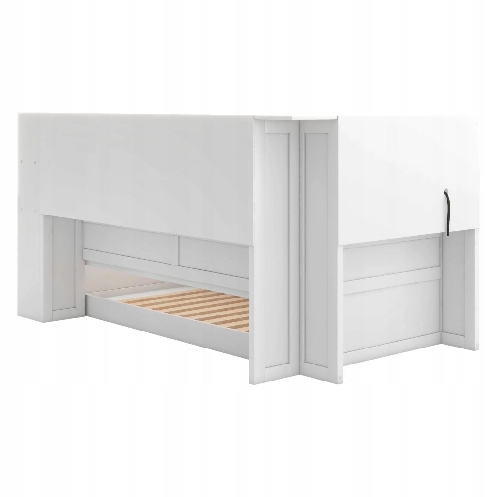 Letto singolo - Xylo - 90x200 cm - Bianco