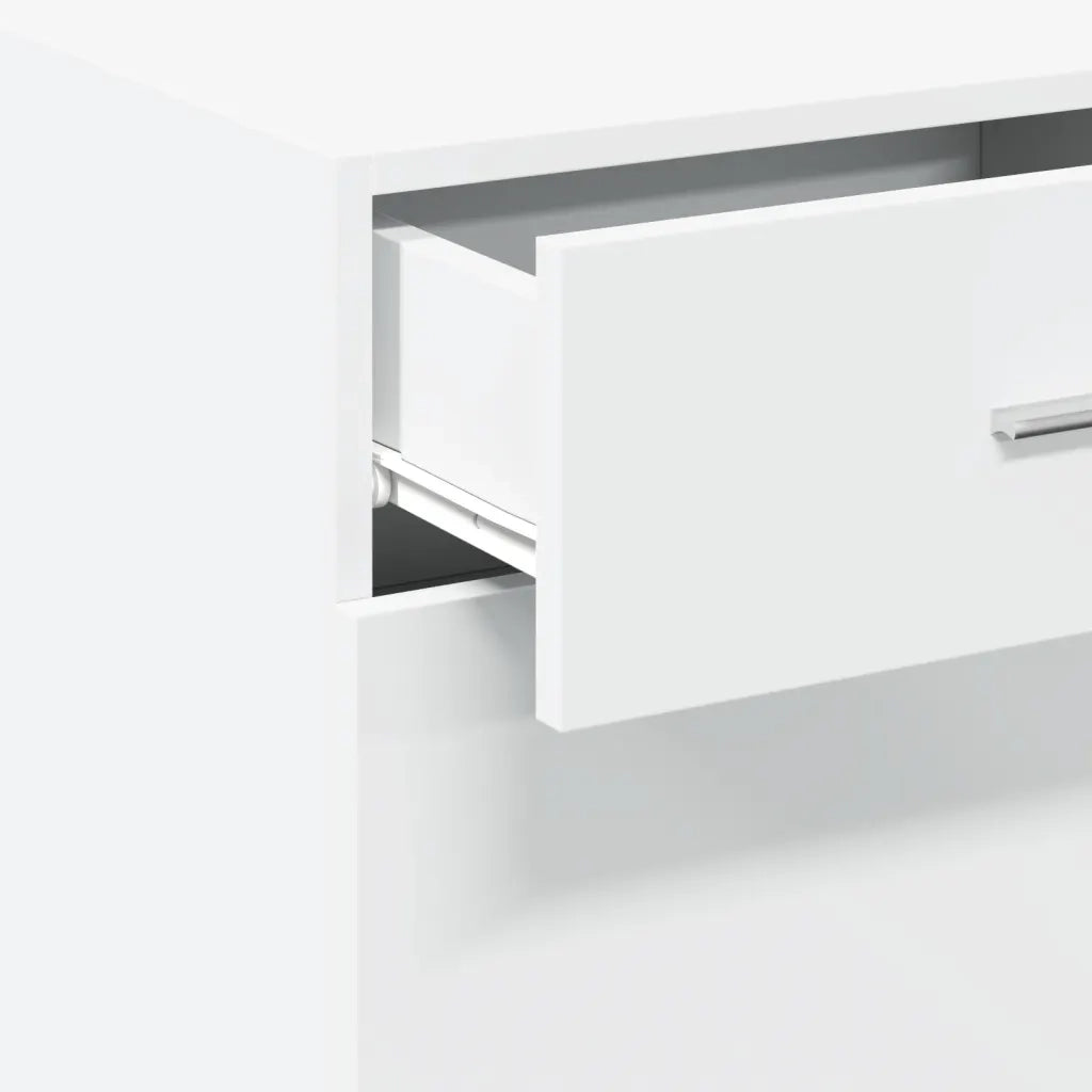 Credenza-Buffet-Armadio da cucina Bianca 50x42,5x93 cm in Legno Multistrato 700836