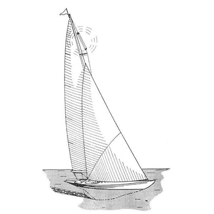 Riflettore radar in lega leggera cm 40 per barca imbarcazione nautica