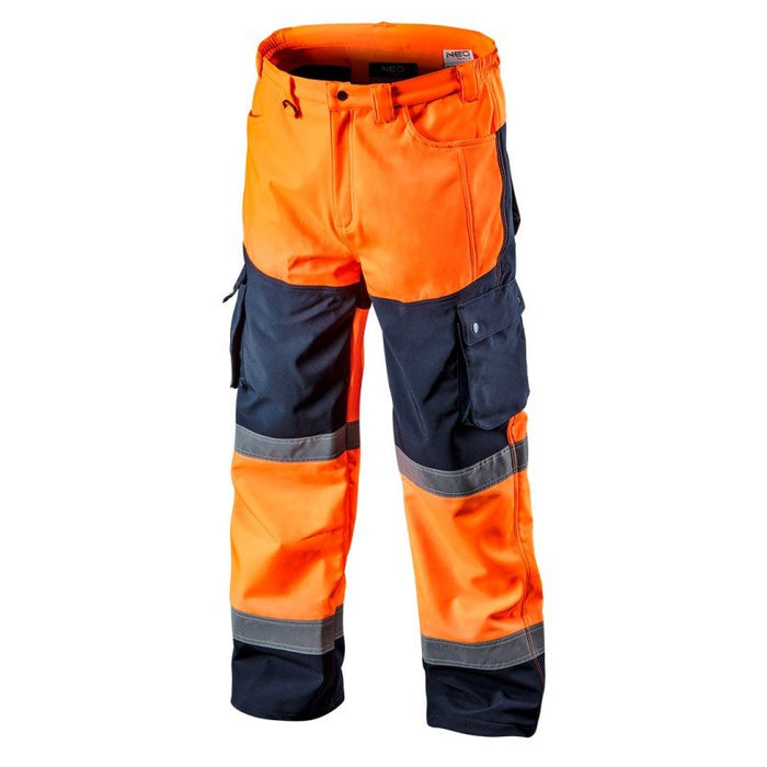 Topex 81-751-s pantaloni da lavo ro alta visibilità  in softshe d