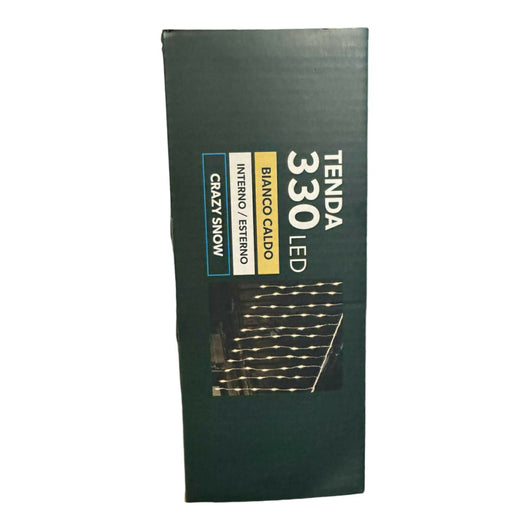 TENDA LUMINOSA 330 LED BIANCO CALDO