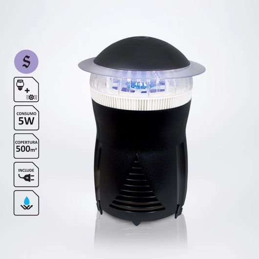 Elettroinsetticida " Mosquito Zan" ad aspirazione con Led UV-Resistente all'acqua