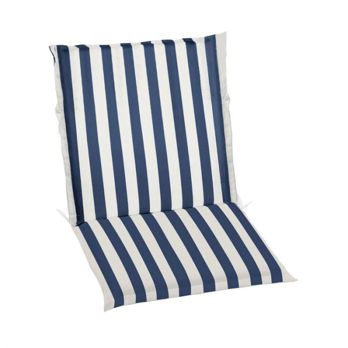Cuscino da esterno per poltrona bassa, 92x46 cm con volant - Cuscino Da Esterno Per Poltrona Bassa, 92x46 Cm Con Volant Colore Righe&righe (righe Bianche/verdi) Colore: Ecru