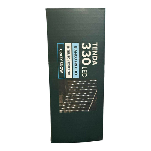 TENDA LUMINOSA 330 LED BIANCO FREDDO