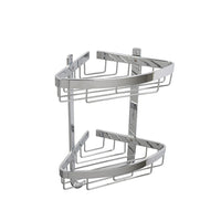 Mensola doccia angolare attractive doppia con appendini