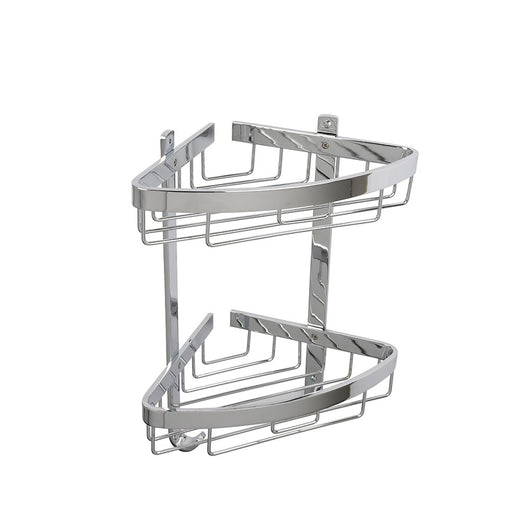Mensola doccia angolare attractive doppia con appendini