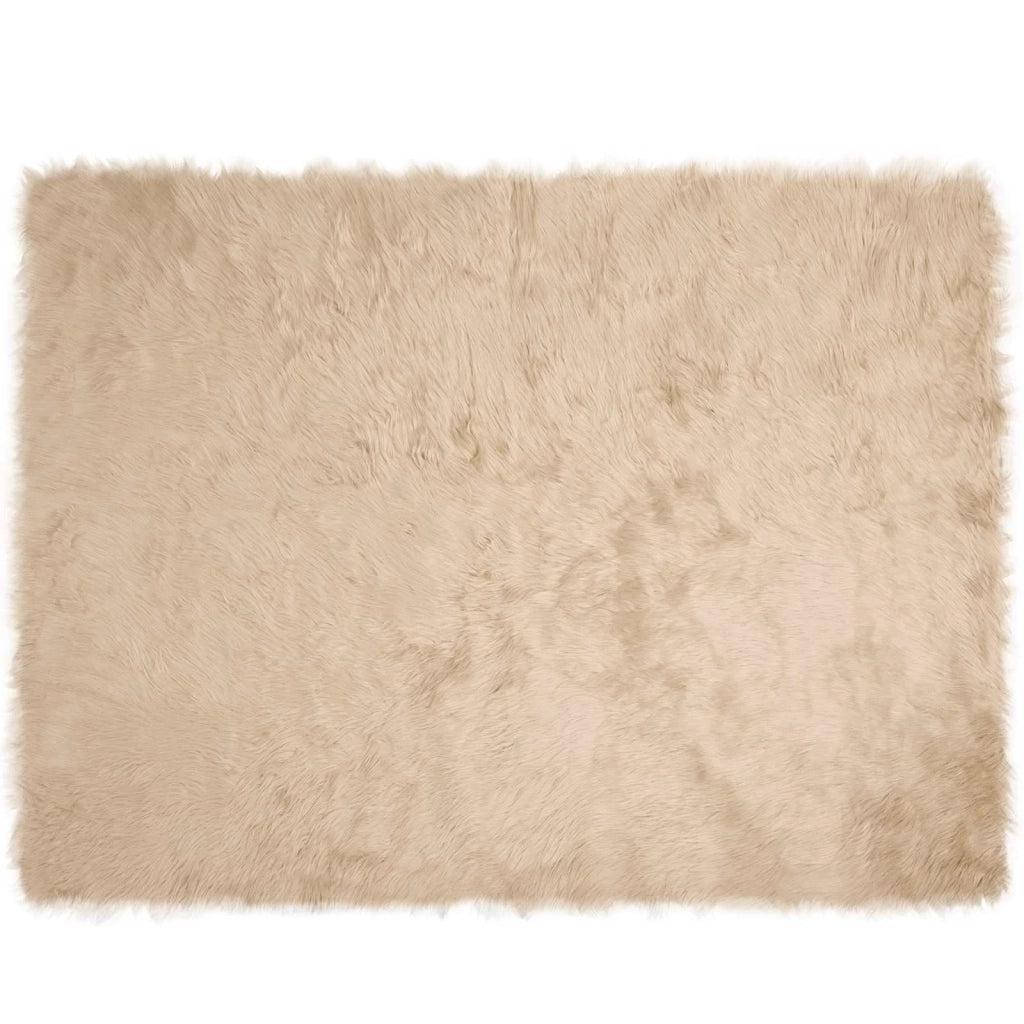 Tappeto in finta TAFALLA Beige 240 x 340 cm Poliestere