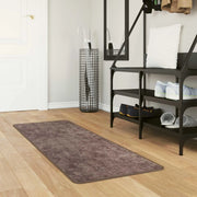 Runner Tappeto MARSA Grigio 50 x 100 cm Poliestere e PVC