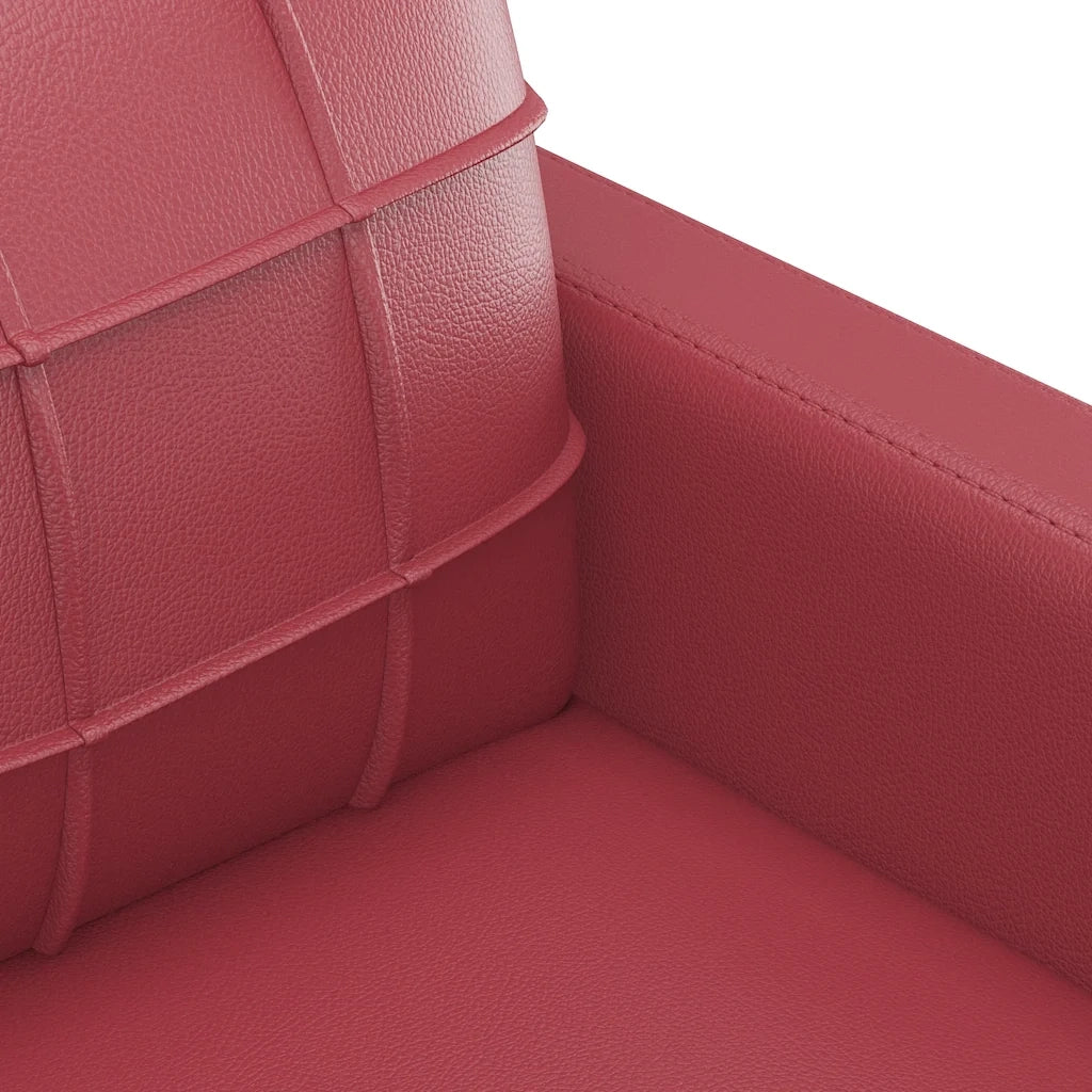Divano Sedia-Poltrona Rosso Vino 60 cm in Similpelle 301610