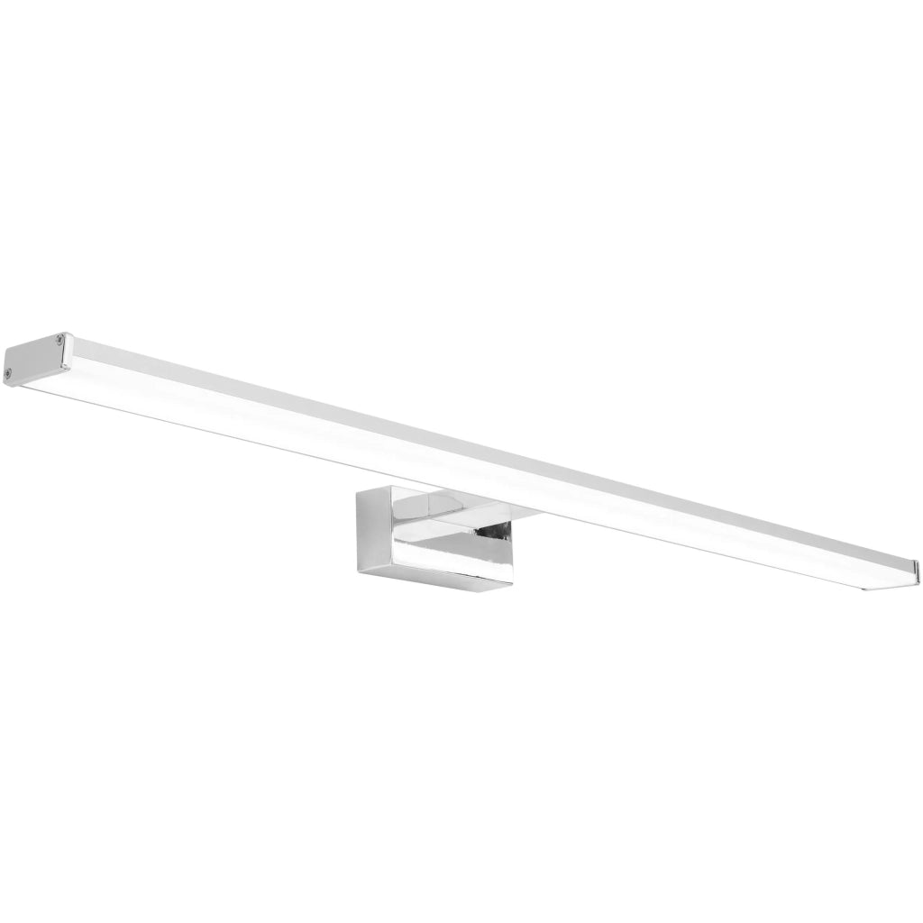 Lampada Da Parete Da Bagno Led Sopra Specchio 12w 58cm APP369-1W Cromo