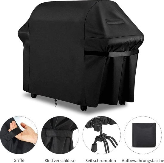 Copertura per barbecue, grill a gas, copertura per barbecue, impermeabile, copertura per BBQ, protezione per barbecue, cappuccio, impermeabile, copertura per grill, protezione per grill, copertura per barbecue, impermeabile e resistente al tempo.