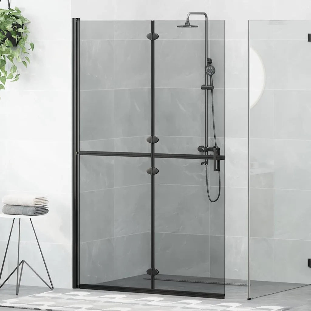 Parete doccia walk-in Nero 120 x 6,5 x 190 cm CFW6283235