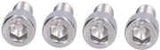 Viti a 6 gomiti M10 1,25 mm - 4 pezzi - Acciaio inossidabile A2-70 - Hardware di fissaggio - DIN 912 - Diametro di testa 16 mm - Viti a 6 gomiti