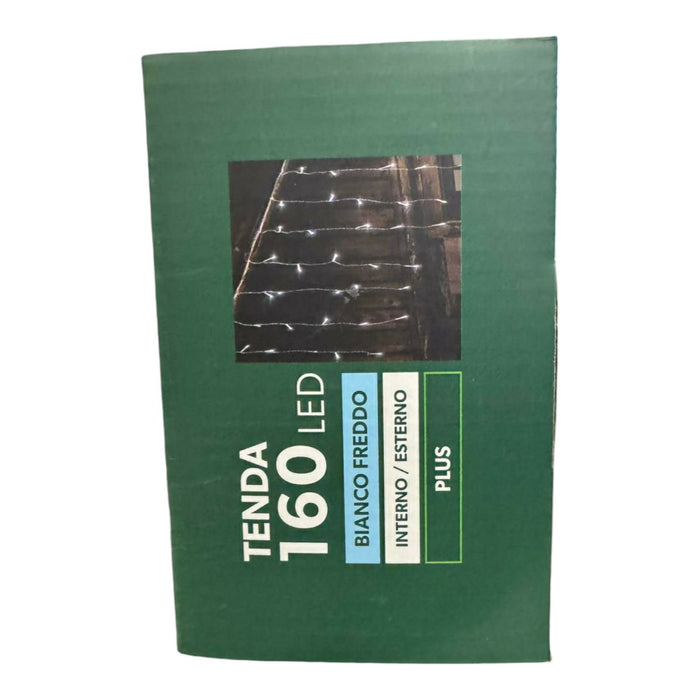 TENDA LUMINOSA 160 LED BIANCO FREDDO