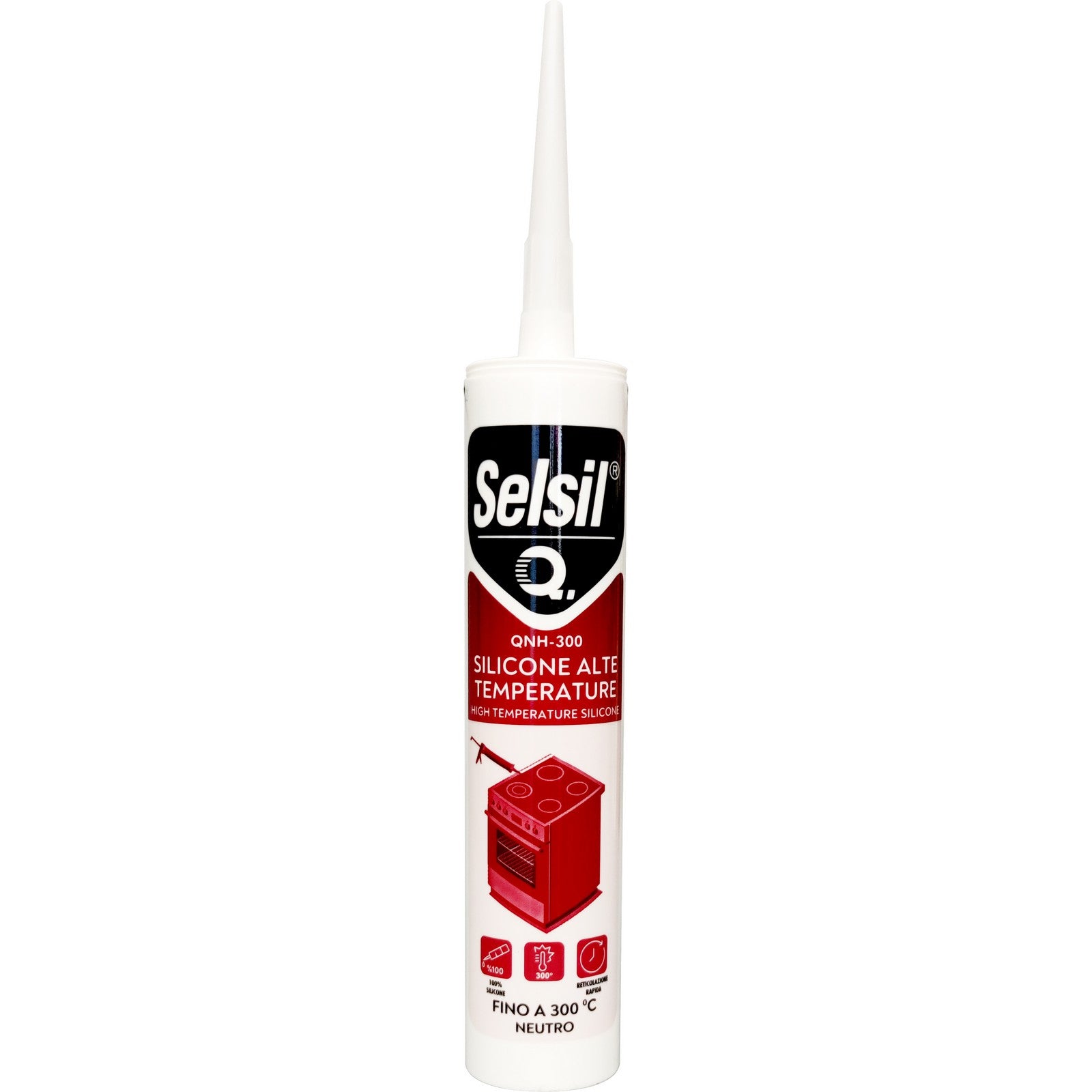 selsil silicone alte temperature cartuccia qnh-300 310ml cod:ferx.15165