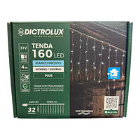 TENDA LUMINOSA 160 LED BIANCO FREDDO