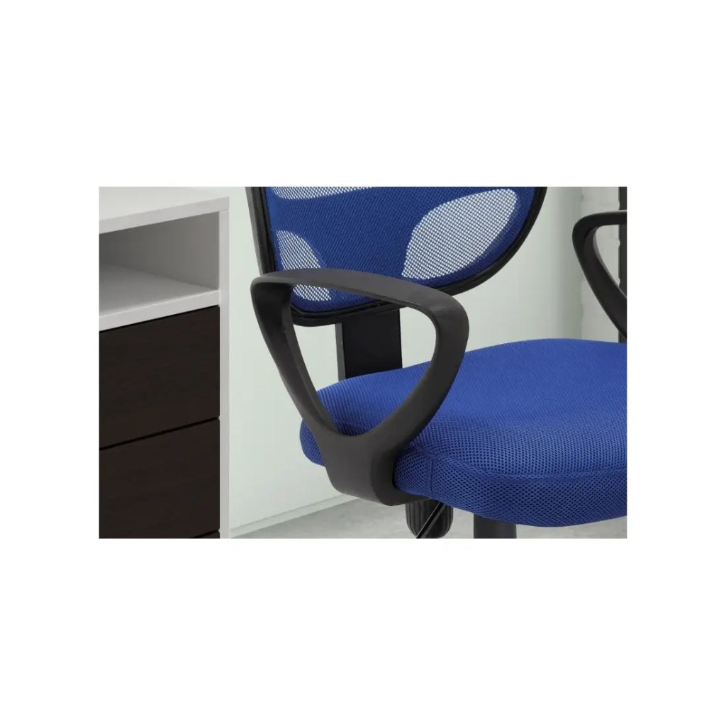 Sedia da ufficio IPOLIST – Tessuto a rete blu – Comfort e modernità per il tuo spazio di lavoro