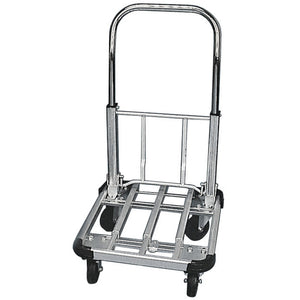 carrello portacasse alluminio telescopico 4 ruote 150 kg cod:ferx.15168