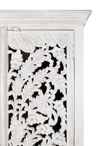 Mobile in legno di mango bianco invecchiato