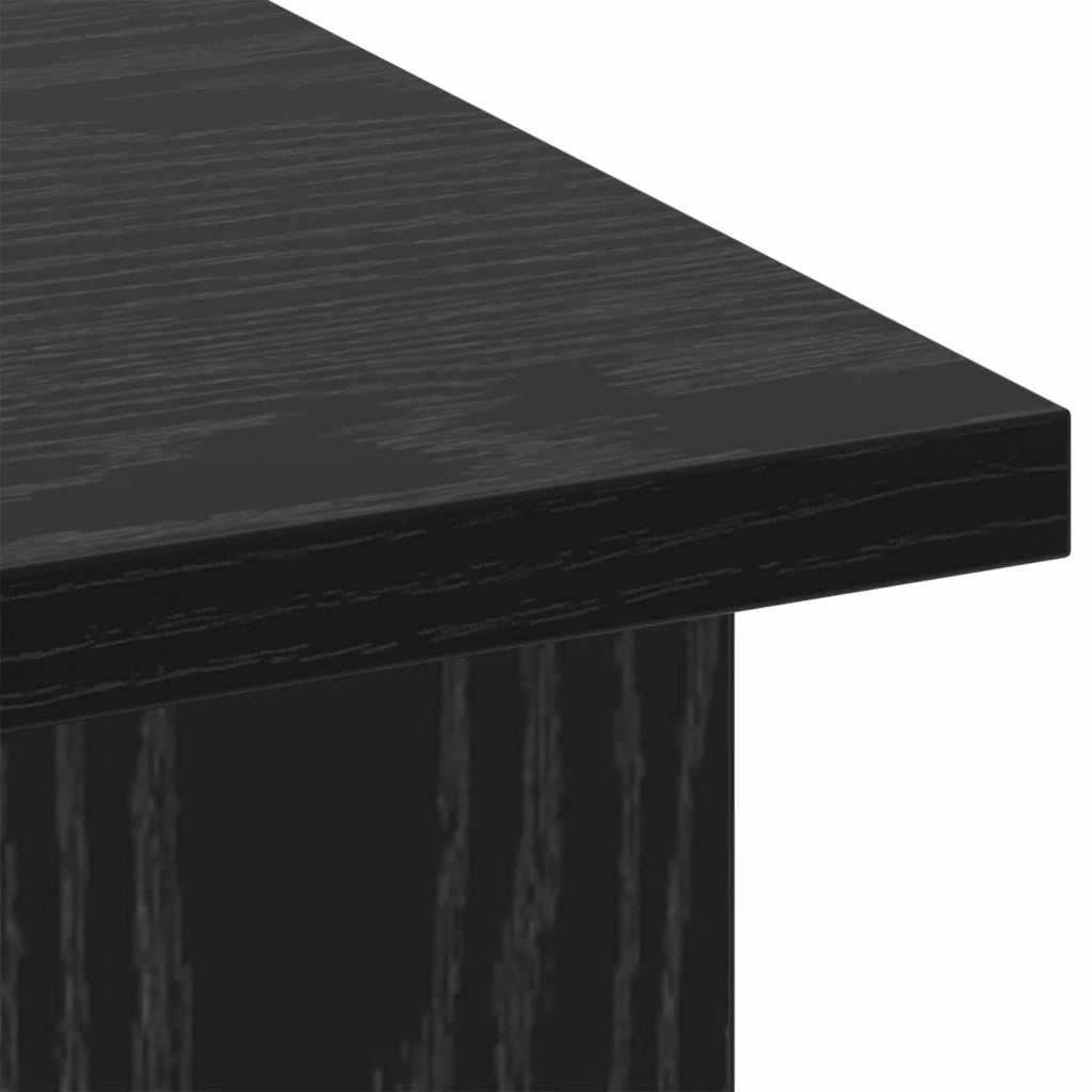 Supporto TV Rovere Nero 100 x 40 x 50 cm