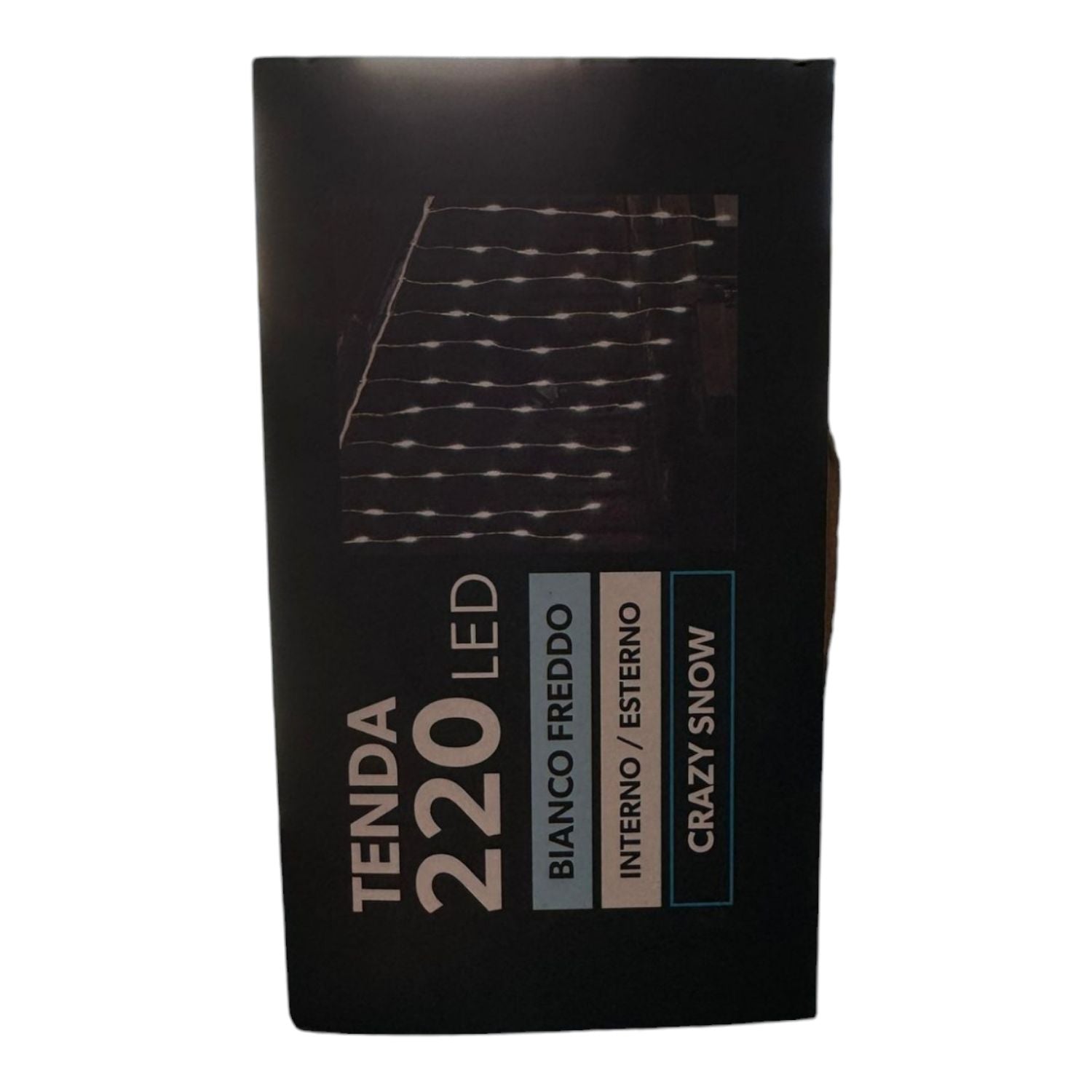 TENDA LUMINOSA 220 LED BIANCO FREDDO