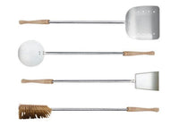 Kit strumenti da quattro Rossofuoco pala, palino, paletta, spazzola - Standard