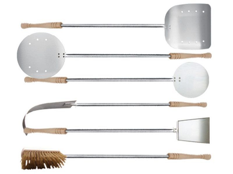 Kit strumenti da sei Rossofuoco pala, palino, paletta, spazzola