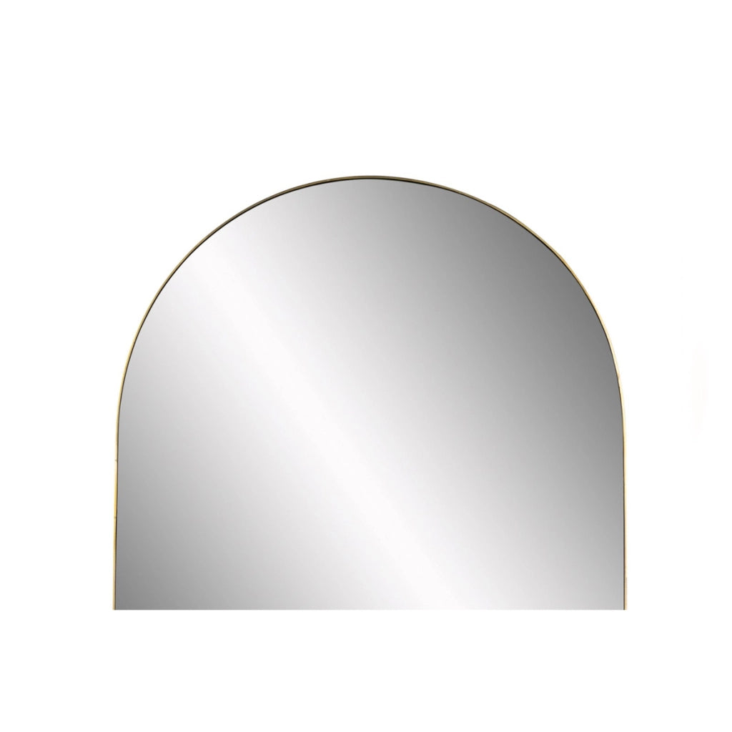 Specchio da parete Doha con ripiano in marmo bianco